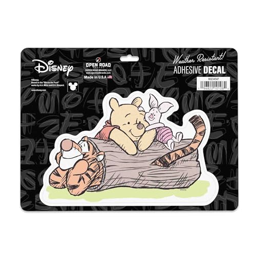 Disney Winnie The Pooh Adhesive Vinyl Decal - Adorable Winnie The Pooh Sticker for Car - Perfect for Disney Fans