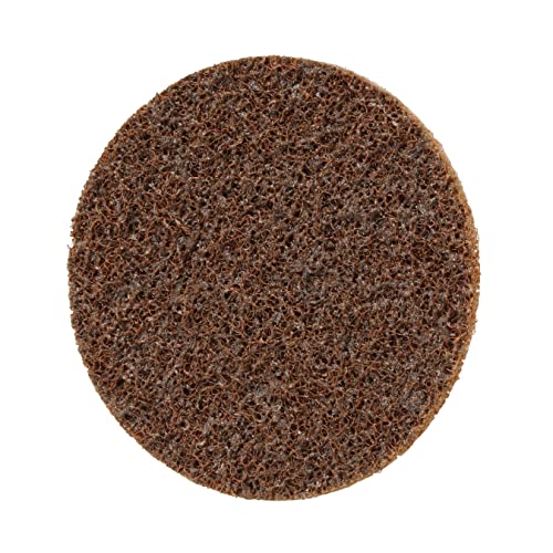 Scotch-Brite SE Surface Conditioning Disc, Roloc TS, Coarse, Aluminum Oxide, Heavy Duty, Durable, 3 in, 25/Inner, 100/Case