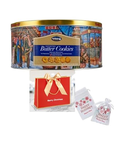 Danish cookie (Jacobsen's Original Premium Danish Butter Cookies, 56.4 Ounce - Christmas Butter Cookie- Best Holiday Present . Come with Maryse's place Holidays Bags (Pure Butter cookie)