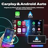 CarPlay Android Auto Navigation Stereo GPS Radio Reverse Camera Display 9" IPS Touchscreen Headunit Tablet Pad Media Player for Kia Forte 2008-2017, if Applicable Octa Core 3G+32G