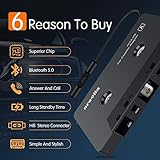 Arsvita Car Audio Bluetooth Cassette Receiver, Tape Player Bluetooth 5.0 Cassette Aux Adapter