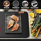 Fireproof Stove Cover, Heat Resistant Stove Top Covers for Electric Stove, 30x21 Inch Glass Stove Top Cover Oven, Waterproof Cooktop Cover, Electric Stove Top Cover Mat, Glass Stove Top Protector