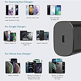 Adaptive Fast Charger 25W USB-C Super Fast Charging Wall Charger for Xiaomi Black Shark 2 (USB-C Cable is NOT Included) - Black (US Version with Warranty)