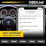 OBDLink CX Bimmercode Bluetooth 5.1 OBD2 Adapter for BMW/Mini, Works with iPhone/iOS & Android, Car Coding, OBD II Diagnostic Scanner