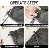 XMLINPER 3PCS Spring Drawstring Threader Tool-Rope Threader Clip for Drawstring Replacement for Hoodies,Pants (3)