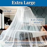 Mosquito Netting for Bed, Extra Large Mosquito Net, Bed Net Covers Single to California King Size Beds, Bug Net for Camping, Crib Canopy, Premium Quality for Indoor Outdoor Use and Travel