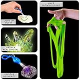 NATIONAL GEOGRAPHIC Mega Science Kit - Glow in The Dark Lab with Crystal Growing Kit, Slime Making, Glowing Putty, and More Science Experiments, Slime Kit for Boys and Girls (Amazon Exclusive)