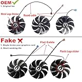 PLA09215S12H Graphics Card Fan for EVGA RTX 3070 3080 Ti 3090 XC3 Black Gaming Cooling Fan (Fan-Full Set)