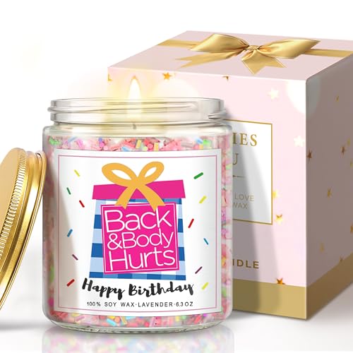 Jumway Birthday Gifts for Women Birthday Candle Gifts Funny for Women Men, Best Friend Happy Birthday Gifts for Her Him