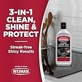 Weiman Cooktop and Stove Top Cleaner Kit - Glass Cook Top Cleaner and Polish 10 oz. Scrubbing Pad, Cleaning Tool, Razor, Scraper