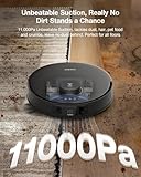 ECOVACS DEEBOT T30S Robot Vacuum and Mop, 11000Pa, ZeroTangle Technology, TruEdge Adaptive Edge Mopping, Hot Water Mop Washing, Self-Emptying, Self Refilling, Auto-Mop Lifting, Obstacle Avoidance