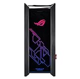 Asus ROG Strix Helios GX601 RGB Mid-Tower Computer Case for up to EATX Motherboards with USB 3.1 Front Panel, Smoked Tempered Glass, Brushed Aluminum and Steel Construction, and Four Case Fans, Black