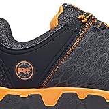 Timberland PRO Men's Powertrain Sport Alloy Safety Toe Industrial Athletic Work Shoe, Black/Orange-2024 New, 10.5