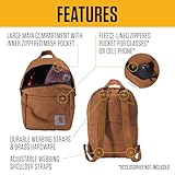 Carhartt Classic Mini, Durable, Water-Resistant Backpack with Adjustable Shoulder Straps, Brown, One Size