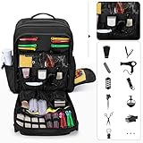 BAFASO Barber Case, Hairdresser Bag Holds Barber Styling Tools (Bag Only), Black