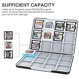 HEIYING Game Card Case for Nintendo 3DS 3DSXL 2DS 2DSXL DS DSi,Portable 3DS 2DS DS Game Cartridge Holder Storage with 24 Card Slots