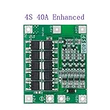 PIKIS 3S 4S 40A 60A Li-ion Lithium Battery Charger Protection Board 18650 BMS for Drill Motor 11.1V 12.6V/14.8V 16.8V 1Pcs (Color : 4S 40A Enhanced)