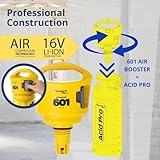 Sprayers Plus 601 Air Booster Acid Effortless Sprayer - Battery-Powered, Constant PSI, Adjustable Pressure for Optimal Coverage,Superior Chemical Resistance