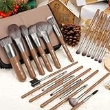 DUcare Makeup Brushes Professional with Bag 22Pcs Makeup Brush Set Premium Synthetic Kabuki Foundation Blending Brush Face Powder Blush Concealers Eye Shadows with Case