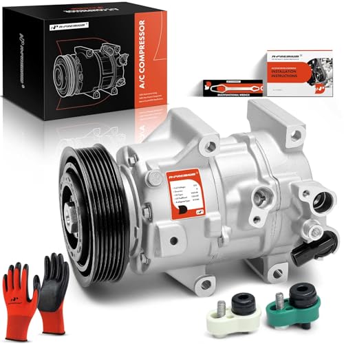 A-Premium Air Conditioner AC Compressor with Clutch Compatible with Hyundai Sonata 2.0L 2.4L 2015-2017, GAS