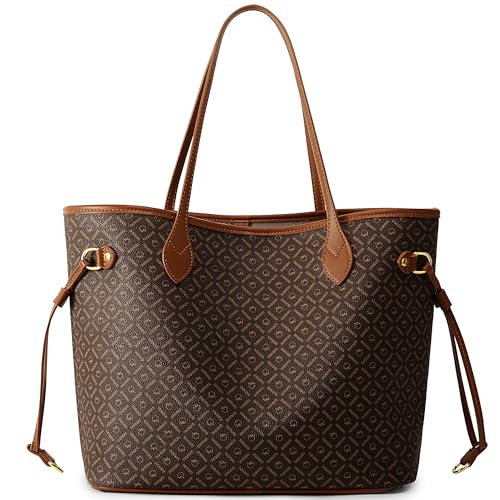 Queenoris Designer Tote Bag for Women, Top Handle Purses Satchel Fashion Satchel Large Capacity Classic Shoulder Bags
