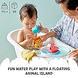 LEGO DUPLO Bath Time Fun: Floating Animal Island 10966 Bath Toy for Babies and Toddlers 1.5 Plus Years Old, Baby Bathtub Water Toys, Easy to Clean