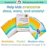 Mind Brain Emotion 52 Essential Coping Skills for Kids: Mindfulness CBT Cards for Stress, Anxiety, Anger, Executive Functioning, Coping Strategies for Anxious Generation, Family, School Therapy Game