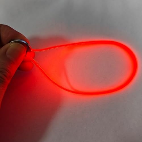 4PCS Led Soft Silament 3V 1900-2100K Length 38MM/130MM/300MM Spiral Bulb Filament Edison Bulb Filament Diode Flexible Filament(4Pcs/11.81in-Red)