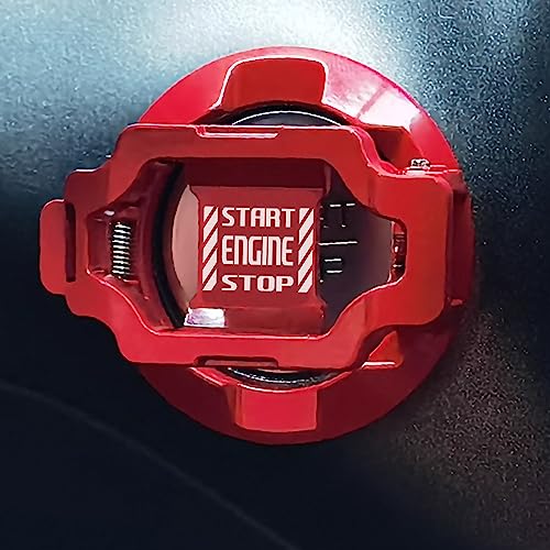 𝙊𝙧𝙞𝙜𝙞𝙣𝙖𝙡|Push Start Button Cover Press Car Engine Start Stop Button Cover Push to Start Button Cover Ignition Protective Anti-Scratch Universal Button Decoration Protector