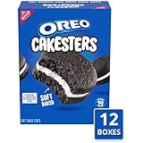 OREO Cakesters Soft Snack Cakes, 12 - 5 Count Packs (60 Total Snack Packs)