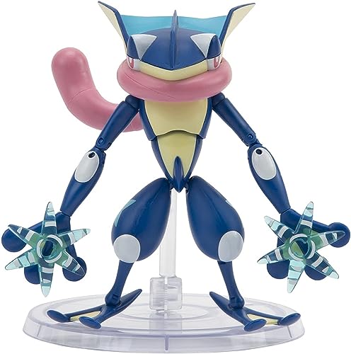 Pokemon Greninja, Super-Articulated 6-Inch Figure - Collect Your Favorite Pokémon Figures - Toys for Kids and Pokémon Fans