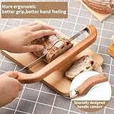 Uprichya Sourdough Bread Slicer for Homemade Bread, Bow Bread Knife for Sourdough, Bread Saw for Even Slicing, Bread Knofe Sourdough Cutter