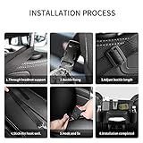 JEYODA Car Handbag Holder Between Seats Suede Large Capacity Car Purse Holder Automotive Consoles & Organizers for Document Phone Storage Car Organizer(1925-style 2 black)