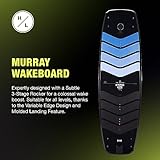 Hyperlite Murray Pro Wakeboard - Shaun Murray Signature Wakeboard - Perfect for Intermediate to Advanced Riders - Board and Fins Only - 139cm