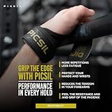 PicSil Phoenix Grips, Magnesium-Free, Fingerless Gloves for Cross Training, Gymnastics, WODs,Hand Protection from Rips and Blisters During Workouts and Weightlifting, Unisex(G+ (L-XL))