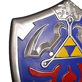 lkjad Link's Blue Shield Japanese Anime Game Prop Cosplay Sword Hylian Shield PU Foam Sword