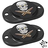 GMW Gun Magnet [2-Pack] 30 lbs. Rating Magnetic Gun Mount, HQ Rubber Coated Gun Magnet Buckler Series for Car, Truck, Desks, Safes, and Walls, Indoor Gun Racks, Concealed Gun Holder for Handgun