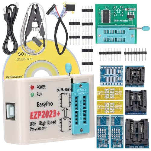 EZP2023+ Programmer,EZP2023+ High Speed Programmer Home Appliance ing Product R&D Burning Test Chip with USB2.0 Interface Support PC Software and Programmer Firmware Upgrade