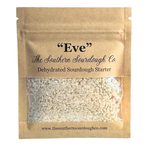 Eve - The Southern Sourdough Co. Dehydrated Sourdough Starter | 10 grams of Beginner Friendly Sour Dough Starter | Easy Fast Activation | Homemade Artisan Bread | Made Popular on TikTok | Made With Organic Flour