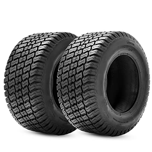 HALBERD 2 PCS 18x8.50-8 Lawn Mower Tires 4PR Turf Saver Lawn & Garden Tires for Garden Tractor Riding Mower, Tubeless