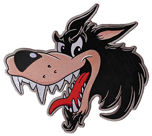 Wolf Patch, Large Animal Patches for Jackets