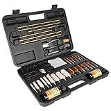 Hoppe's Deluxe Gun Cleaning Kit, 62 Piece Cleaning Kit with Oil, Brushes, Rods and More