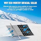 ECO-WORTHY 1000W 4KWH Solar Wind Power Kit: 400W Wind Turbine + 6pcs 100W Solar Panel + 2pcs 12V 100Ah Lithium Battery + 24V 3000W Inverter for Home/RV/Boat/Farm/Street Light and Off-Grid Appliances