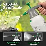 VIVOSUN 0.5Gal Handheld Garden Sprayer, 2L Pump Sprayer, 68 Oz Water Spray Bottle with Safety Valve, Adjustable Nozzle, Extended Spray Rod & Additional Seals, Ideal for Watering, Fertilizing, Cleaning