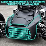 SAUTVS Front Fascia for Can-Am Ryker, Black Combination Front Fascia Kit for Can Am Ryker 600 900 Sport & Ryker Rally Edition All Models Accessories, Replace #705010722