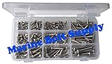 Type 316 Stainless Steel Phillips Pan Sheet Metal Screw Kit Marine Bolt Supply 6-111916