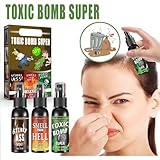 GNAUMORE Fart Spray,Prank Fart Spray,Stinky Liquid Fart,Tricky Liquid Fart Spray,Ass Fart Spray,Stink Spray,Halloween Tricky Spray,Long Lasting Prank Fart Spray for Adults,3 * 30 ml