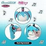 Otamatone Deluxe [Hatsune Miku Edition] Electronic Musical Instrument Portable Synthesizer from Japan Maywa Denki [Includes Removable Plush Wig]