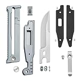 Generic Folding Pocket Knife Kit, Tactical Locking Pocket Knife, 3.15"" D2 Steel Blade, T6 Aluminium Inlay G10 Handle, Camping Folding Knife for Men Woman