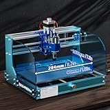 Genmitsu 3018-PROVer V2 CNC Router Machine for Beginner, Mini Milling Engraver Kit with Z-Probe, Limit Switches, E-Stop, Ideal for Wood, Acrylic, MDF, Plastic, PVC (Without Offline Controller)